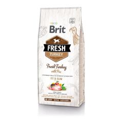 BRIT CARE FRESH TURKEY WITH PEA LIGHT FIT 12 KG
