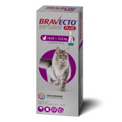 BRAVECTO GATO PLUS 6.25 - 12.5 KG