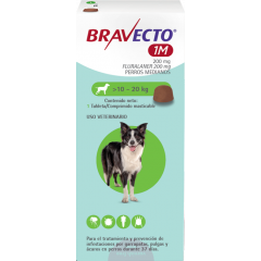 BRAVECTO PERRO 1 MES 10-20 KG